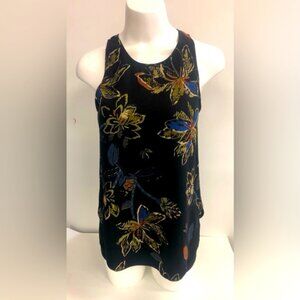 WILFRED SLEEVELESS FLORAL TOP IN SIZE SMALL